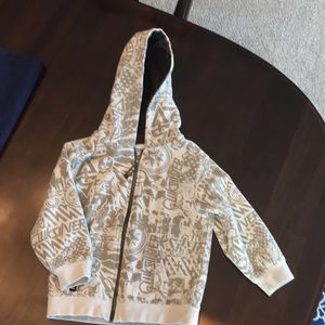 Quicksilver zip up hoodie sweatshirt